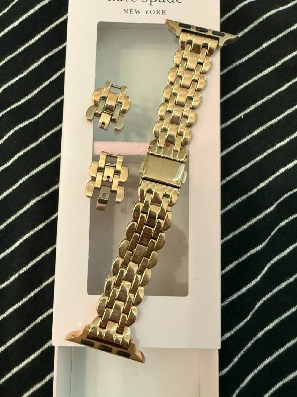 Kate Spade Rose Gold Scallop Link Bracelet 38/40mm Band Apple Watch - Picture 5 of 7